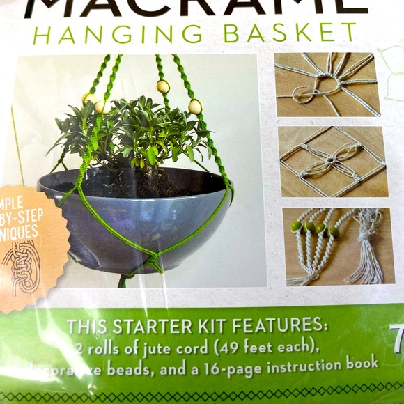 Make Market Office New Make Market Macrame Hanging Basket Diy Kit